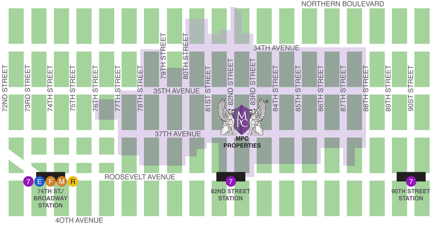 Jackson Heights Map